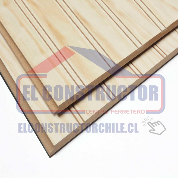 Terciado ranurado colonial 9 1220 x 2440mm