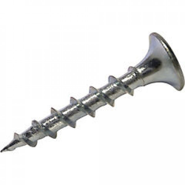 Tornillo volcanita 6 x 1.1/4 crs zincado 100 und