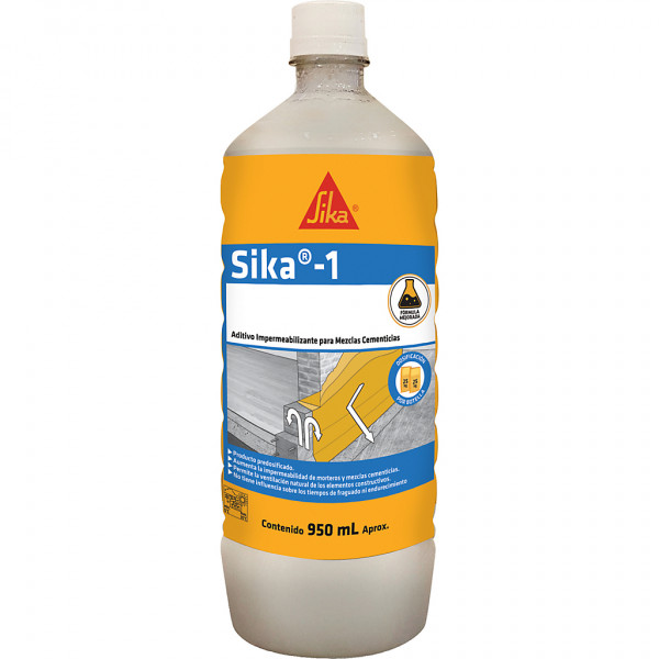 Sika 1 impermeable botella 950ml