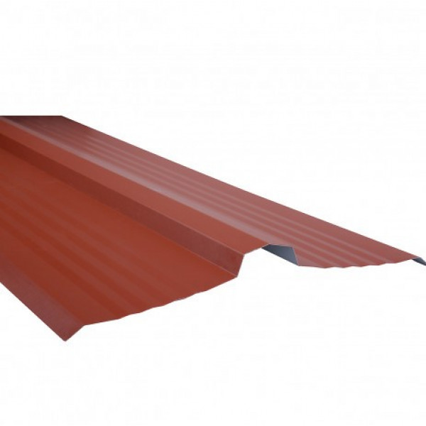 Caballete teja continua 403 x 3,0 mt. Terracota