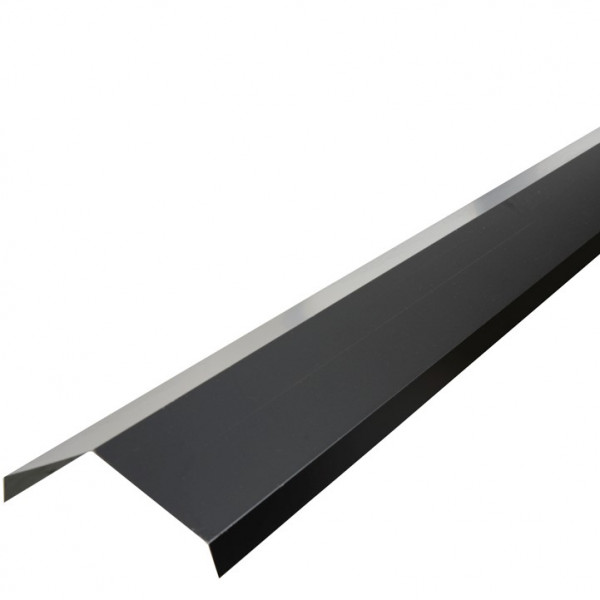 Caballete teja continua 403 x 3,0 mt negra