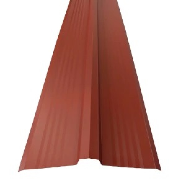 Caballete teja continua 403 x 3,0 mt. Terracota