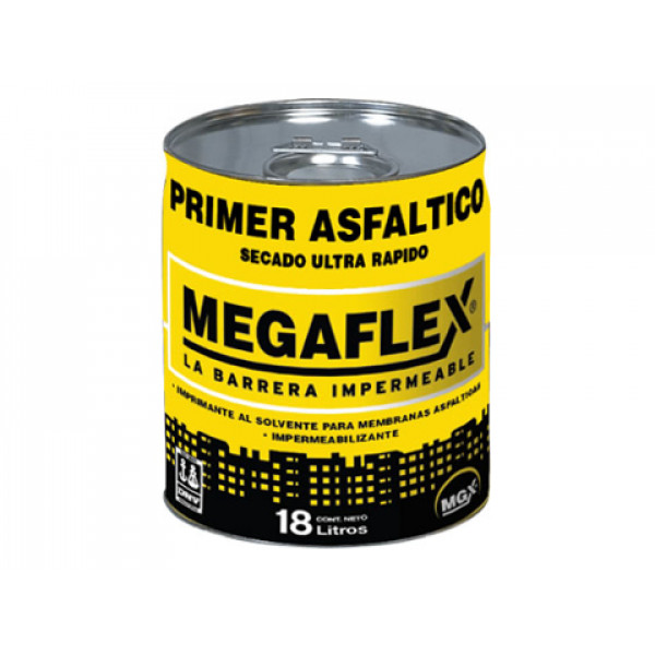 Pintura asfaltica p/membrana megaflex 18lts