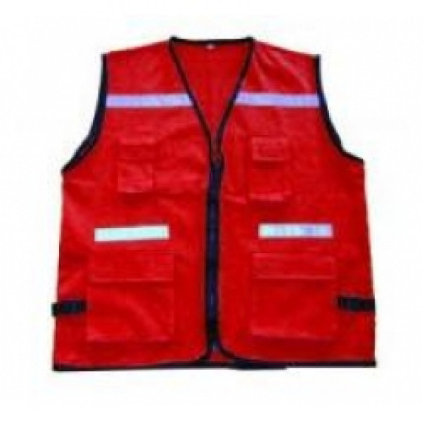 Chaleco supervisor rojo talla s