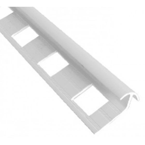 Esquinero encuentro ceramica 8mm x 2,5mt bco