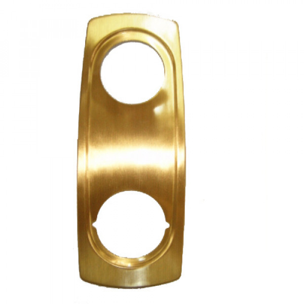 Escudo urbano doble bronce