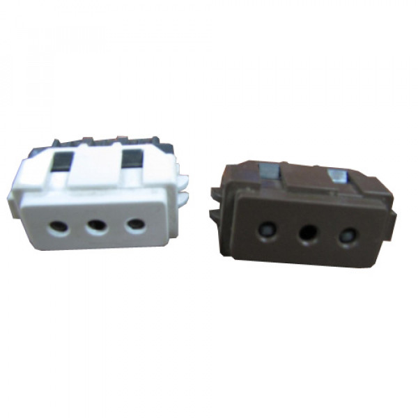 Modulo enchufe 10 amp marisio dorado