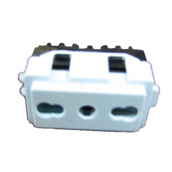 Modulo enchufe 16 amp marisio blanco