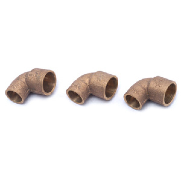 Codo bronce 3/4 x 1/2 x so 