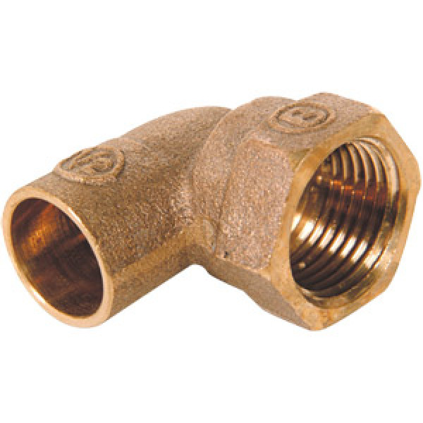 Codo bronce 3/4 hi - so