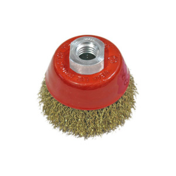 Cepillo copa 60mm acero ondulado best job