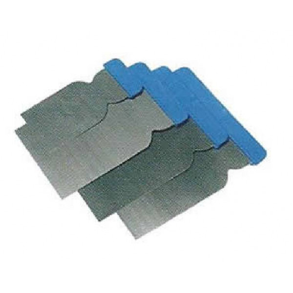 Espatula 100 mm mango azul