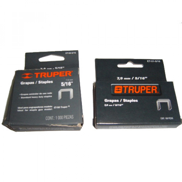 Grapa para engrapar 1/2 12.7mm truper et-50