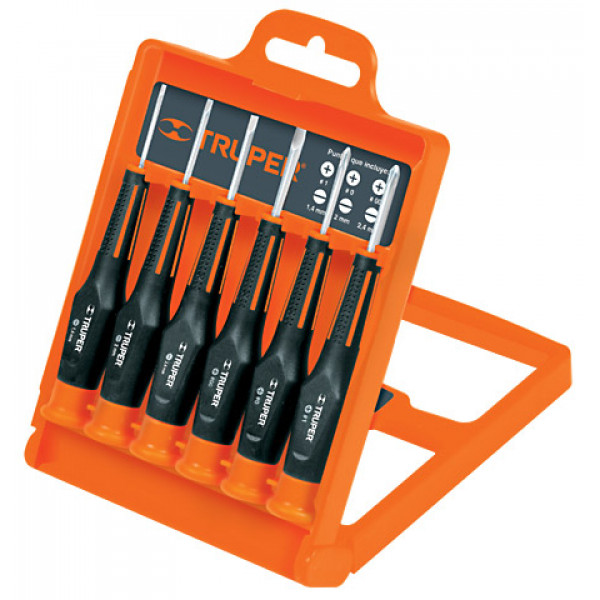 Juego destornillador joyero truper