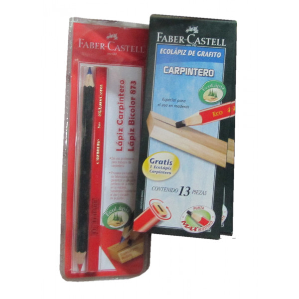 Lapiz carp. + bicolor 873 faber (display)