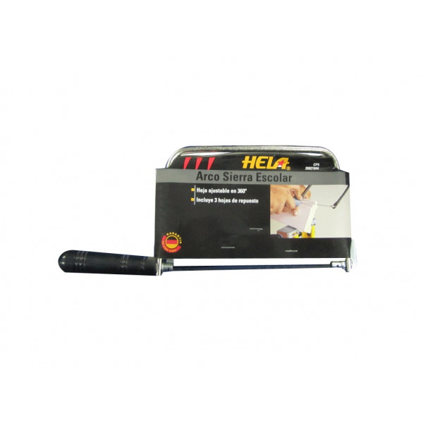 Marco sierra escolar con hoja hela