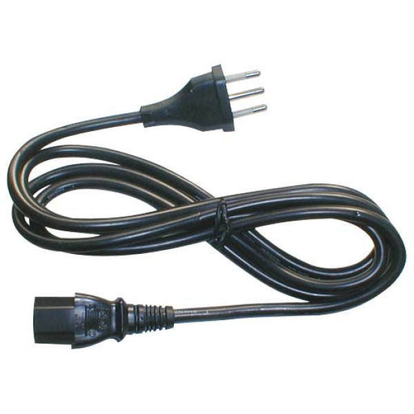 Cable poder pc negro 1.8mts