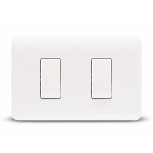 Interruptor doble embutido marisio