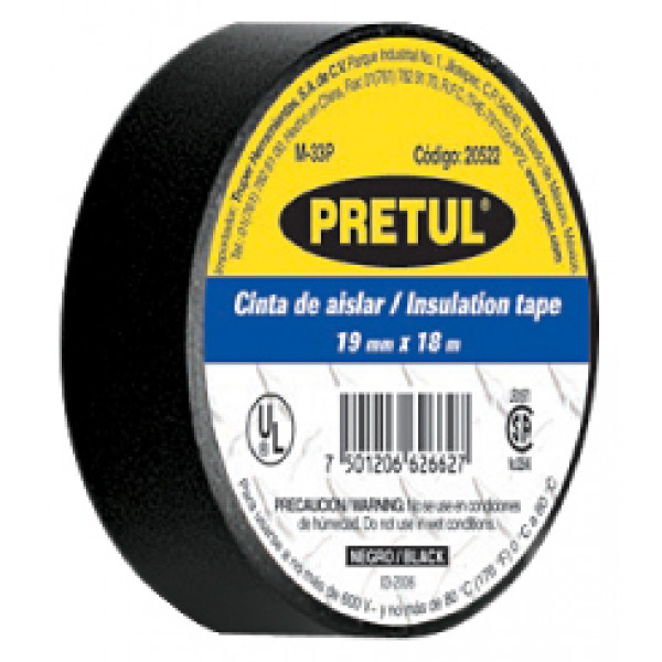 Huincha aisladora 19mm x 18mts truper 