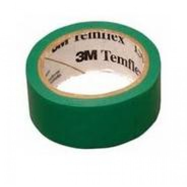 Huincha aisladora 10 mt verde 3 m