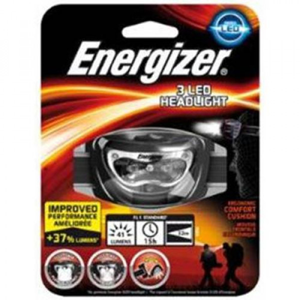 Linterna frontal 3led + lint 1led energizer