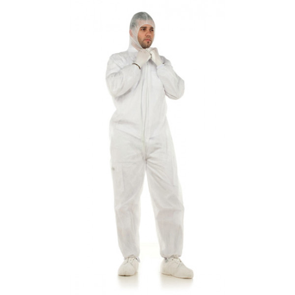 Buzo desechable blanco talla l