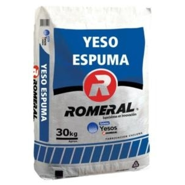 Yeso romeral espuma 25 kg
