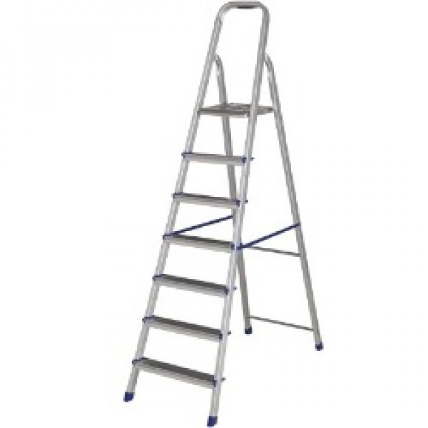 Escalera aluminio 7 peldanos 2.13 mt