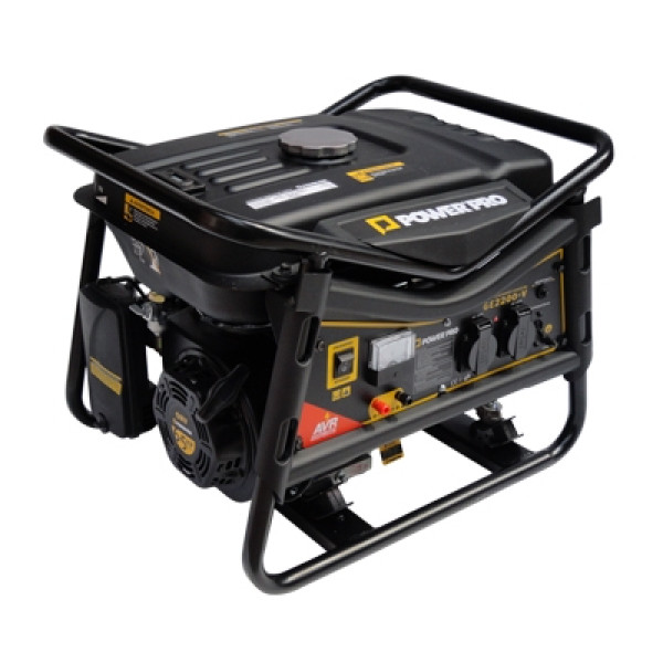 Generador bencina ge-2200-v 2,2kva 4t power pro