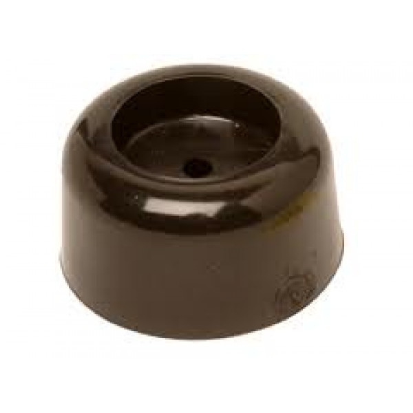 Tope puerta basico 30 mm negro