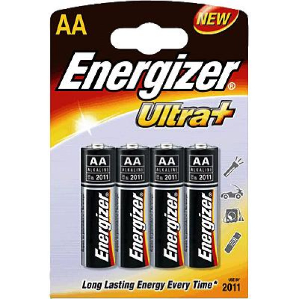Pilas energizer aa x 4unidades