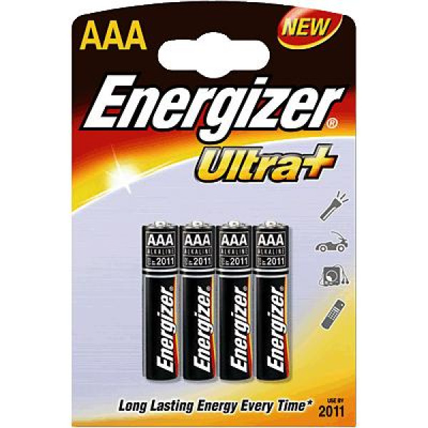 Pilas energizer aaa x 4unidades