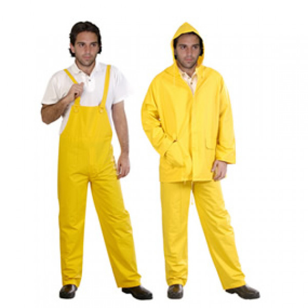 Traje con jardinera amarillo talla l (101)