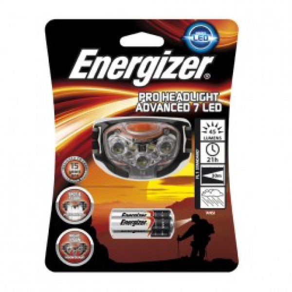 Linterna frontal 7 led energizer