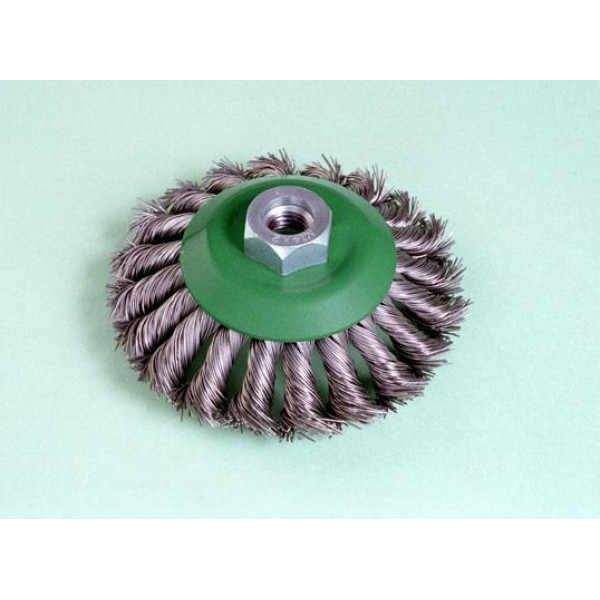 Grata angular acero trenzado doble 8