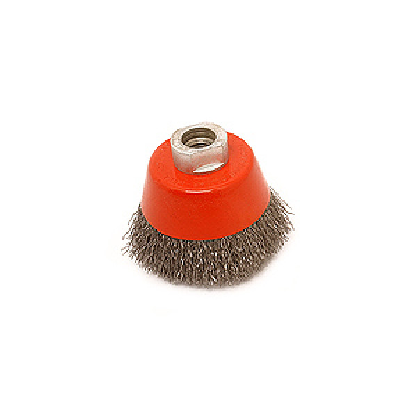 Grata copa acero ondulado 31/4