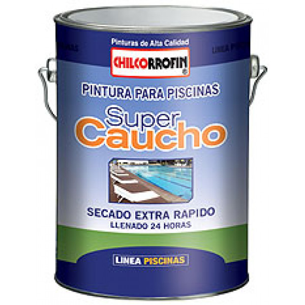 Super caucho celeste agua 1 gl