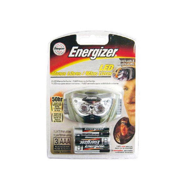 Linterna manos libres 1 led energ.