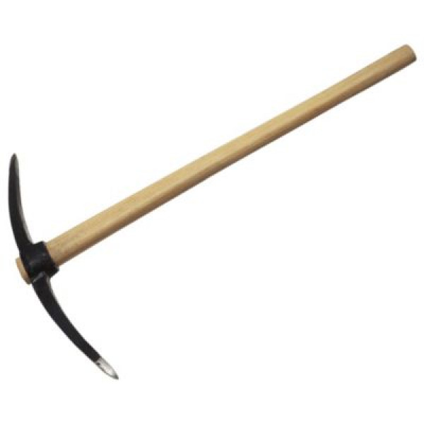 Picota con mango madera punta/rama tramontina