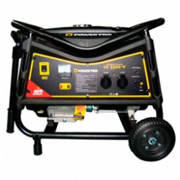 Generador bencina ge-5500 5,5kva 4t power pro