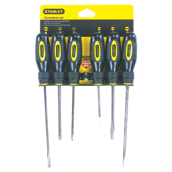 Juego destornillador 6 piezas stanley