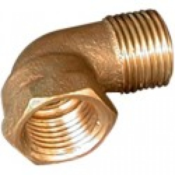 Codo bronce hi-he 11/2"