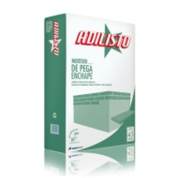 Mortero pega enchape 25 kg adilisto 