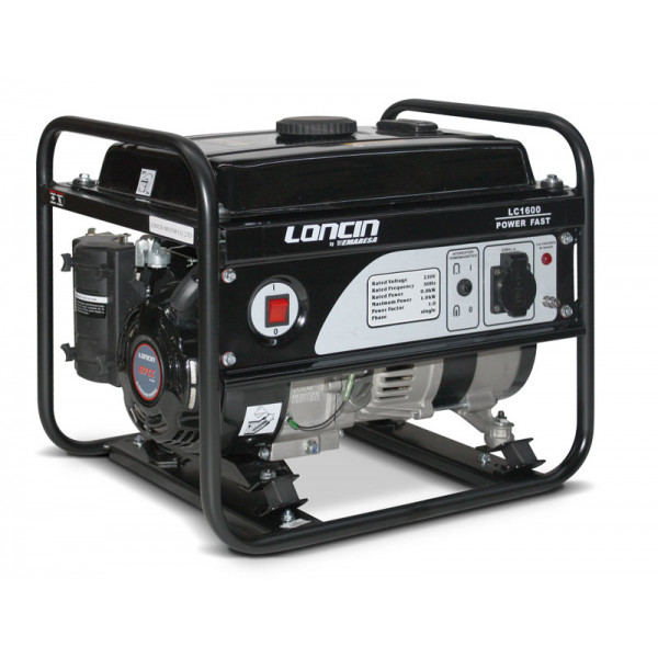 Generador bencina 1600-dc 1kva 4t loncin