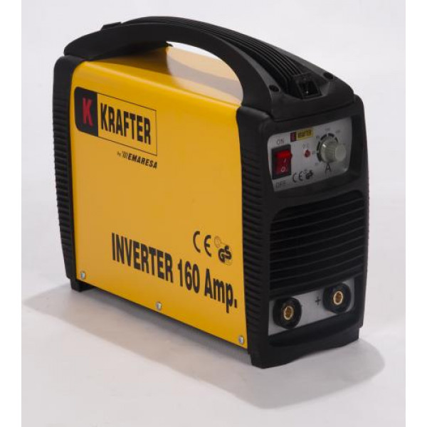 Soldadora inverter 161dc 220v 10-160a krafter