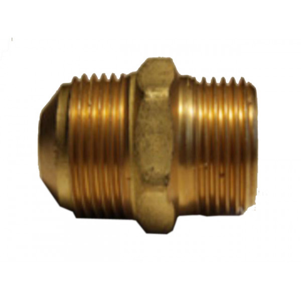 Niple bronce 1/2 x 1/2 he he 