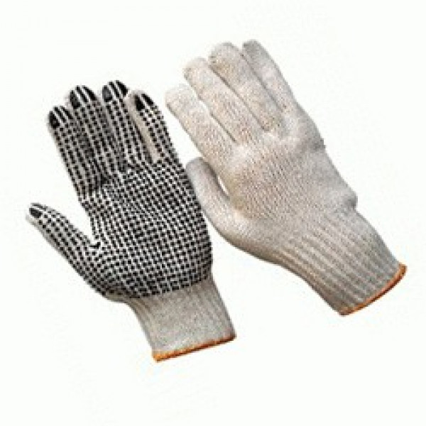 Guantes algod??n pigmentado econ