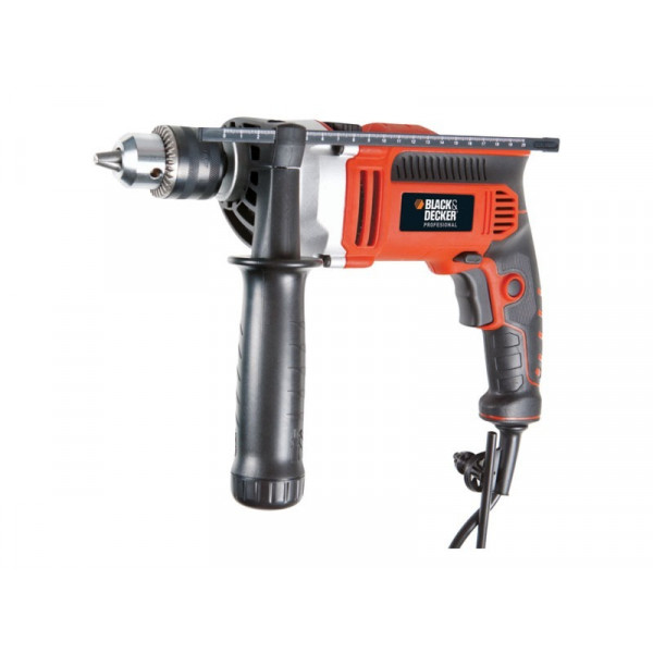 Taladro percutor profesional 13mm 850w kr800 black&decker