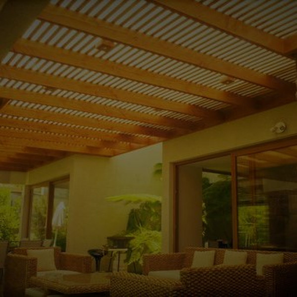 Plancha policarbonato acanalado 0.7 mm x 2.0 mt bronce