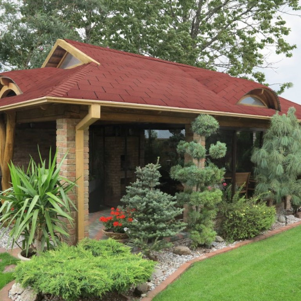 Teja asfaltica rojo colonial caja 3.10 m2